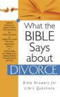 What The Bible Says About Divorce - eBook