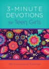 3-Minute Devotions for Teen Girls : 180 Encouraging Readings - Book