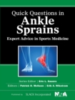 Quick Questions in Ankle Sprains : Expert Advice in Sports Medicine - eBook