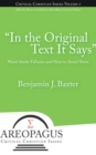 "In the Original Text It Says" : Word-Study Fallacies and How to Avoid Them - eBook