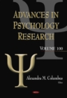 Advances in Psychology Research. Volume 100 - eBook