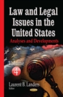 Law and Legal Issues in the United States : Analyses and Developments. Volume 4 - eBook