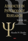 Advances in Psychology Research. Volume 103 - eBook