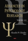 Advances in Psychology Research. Volume 113 - eBook