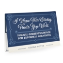 Em & Friends Formal Sticky Notes Packet - Book