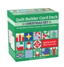 Quilt Builder Card Deck Christmas Set : 40 Jolly Blocks, 8 Merry Layouts, Plentiful Possibilities - Book