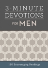 3-Minute Devotions for Men : 180 Encouraging Readings - Book