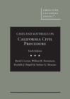 Cases and Materials on California Civil Procedure - Book