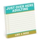 Knock Knock Adulting Sticky Notes (4 x 4-inches) - Book