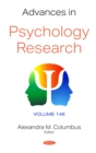 Advances in Psychology Research. Volume 146 - eBook