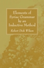 Elements of Syriac Grammar by an Inductive Method - eBook