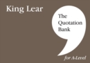 The Quotation Bank: King Lear A-Level Revision and Study Guide for English Literature - Book