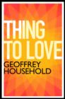 Thing to Love - eBook