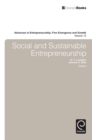 Social and Sustainable Entrepreneurship - eBook