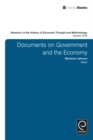 Research in the History of Economic Thought and Methodology : Documents on Government and the Economy - eBook