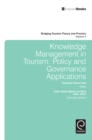 Knowledge Management in Tourism : Policy and Governance Applications - eBook