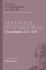 Alexander of Aphrodisias: Quaestiones 2.16-3.15 - eBook