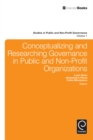 Conceptualizing and Researching Governance in Public and Non-Profit Organizations - eBook