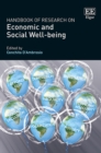 Handbook of Research on Economic and Social Well-being - eBook