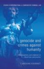 Genocide and Crimes Against Humanity : Misconceptions and Confusion in French Law and Practice - eBook