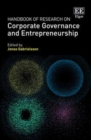 Handbook of Research on Corporate Governance and Entrepreneurship - eBook
