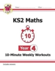 KS2 Year 4 Maths 10-Minute Weekly Workouts - Book
