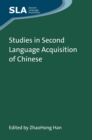 Studies in Second Language Acquisition of Chinese - eBook