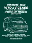Mercedes-Benz Vito & V-Class Petrol & Diesel Models Workshop Manual 2000-2003 : Series 638 - Engines Covered Petrol: 4cyl. Types 111.950 1998cc. & 111.,980 2295cc Diesel CDI: 4 Cyl. Types 611.980 2148 - eBook