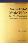 Noble Metal Noble Value: Ru-, Rh-, Pd-catalyzed Heterocycle Synthesis - eBook