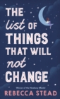The List of Things That Will Not Change - Book