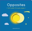 Opposites : A board book with peek-through pages - Book