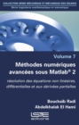 Methodes numeriques avancees sous Matlab(R) 2 - eBook