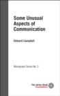 Some Unusual Aspects of Communication - eBook