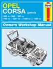 Opel Corsa Petrol (83 - Mar 93) Haynes Repair Manual - Book