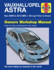 Vauxhall/Opel Astra (Dec 09 - 13) 59 to 13 - Book