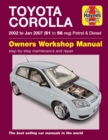 Toyota Corolla (02 - Jan 07) 51 to 56 - Book