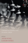 Hierarchy and Value : Comparative Perspectives on Moral Order - eBook