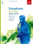 Saxophone Exam Pack from 2022, ABRSM Grade 1 : Selected from the syllabus from 2022. Score & Part, Audio Downloads, Scales & Sight-Reading - Book