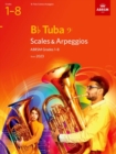 Scales and Arpeggios for B flat Tuba (bass clef), ABRSM Grades 1-8, from 2023 - Book