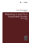 Marketing In and For a Sustainable Society - eBook