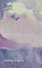 Proto-Phenomenology, Language Acquisition, Orality and Literacy : Dwelling in Speech II - eBook