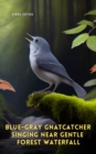 Blue-gray Gnatcatcher Singing Near Gentle Forest Waterfall - eAudiobook