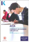 CORPORATE AND BUSINESS LAW (GLO) - STUDY TEXT - Book