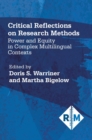 Critical Reflections on Research Methods : Power and Equity in Complex Multilingual Contexts - eBook