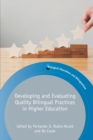 Developing and Evaluating Quality Bilingual Practices in Higher Education - Book