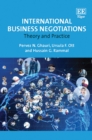 International Business Negotiations : Theory and Practice - eBook