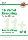 11+ CEM Verbal Reasoning Practice Book & Assessment Tests - Ages 10-11 (with Online Edition): for the 2024 exams - Book