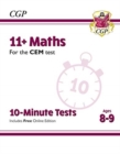 11+ CEM 10-Minute Tests: Maths - Ages 8-9 (with Online Edition) - Book
