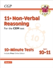 11+ CEM 10-Minute Tests: Non-Verbal Reasoning - Ages 10-11 Book 2 (with Online Edition) - Book