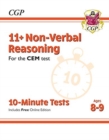 11+ CEM 10-Minute Tests: Non-Verbal Reasoning - Ages 8-9 (with Online Edition) - Book